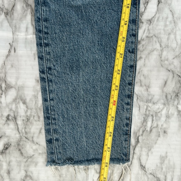 Free People We The Free | size 27 distressed skinny jeans high rise 5 button fly - Picture 16 of 16